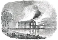 Great Fire at Port-of-Spain, Trinidad, 1850. Creator: Unknown