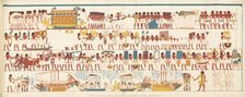 Great Funeral Procession of a Royal Scribe at Thebes, 1837. Creator: Unknown