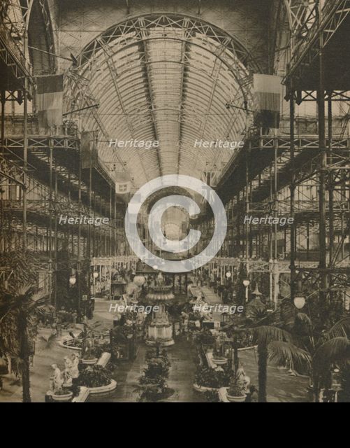 'Great Hall With Its Clustering Beams and Ornamental Water', c1935. Creator: Donald McLeish.
