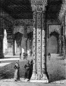 Great Hall of the Dewan Khâs in the Palace of Delhi c1891. Creator: James Grant