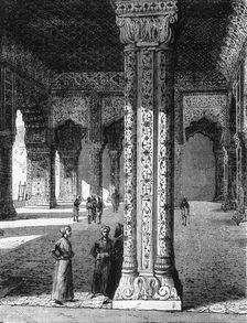 Great Hall of the Dewan Khâs in the Palace of Delhi c1891. Creator: James Grant