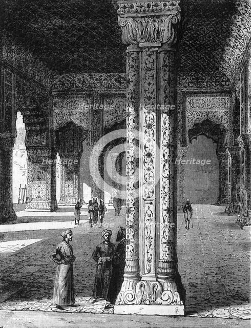 'Great Hall of the Dewan Khâs in the Palace of Delhi', c1891. Creator: James Grant.