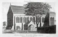 Great Hall of Eltham Palace, Kent, 1792. Artist: Thomas Prattent