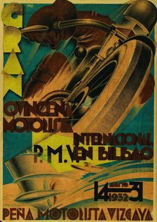 Great International Motor Fortnight in Bilbao, 1932. Creator: Lasheras, Luis (1896-1948)