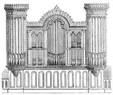 Great Organ at Barmen, Rhenish Prussia, 1858. Creator: Unknown