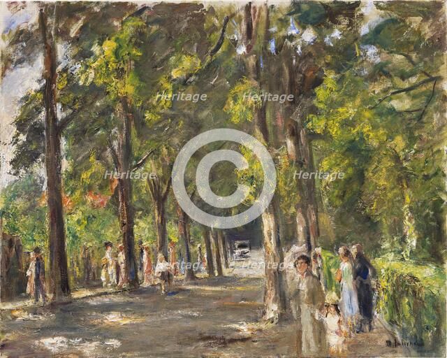 Great Lake Road at Wannsee , c. 1925. Creator: Liebermann, Max (1847-1935).