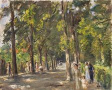 Great Lake Road at Wannsee , c. 1925. Creator: Liebermann, Max (1847-1935)