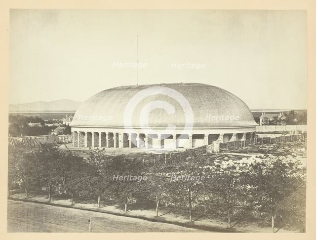 Great Mormon Tabernacle, Salt Lake City, 1868/69. Creator: Andrew Joseph Russell.