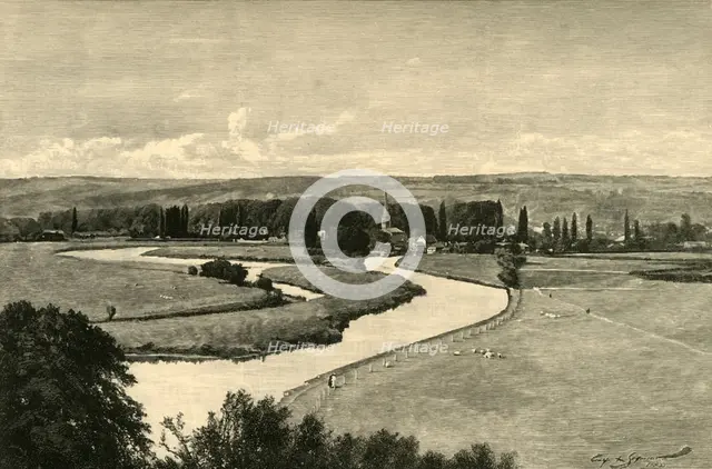 'Great Marlow, from Quarry Woods', 1898. Creator: Unknown.