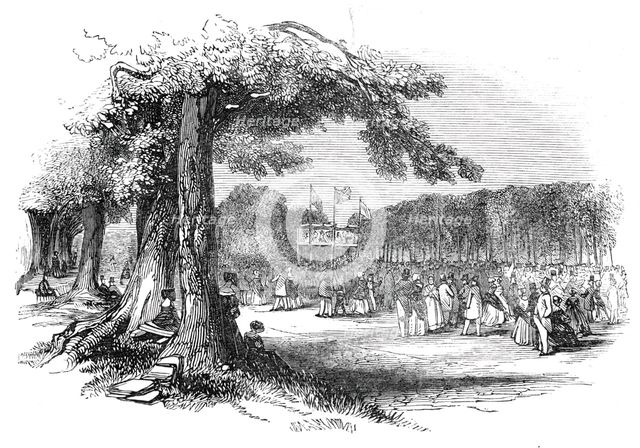 Great Meeting at the New Ground, Guernsey, 1844. Creator: Unknown.