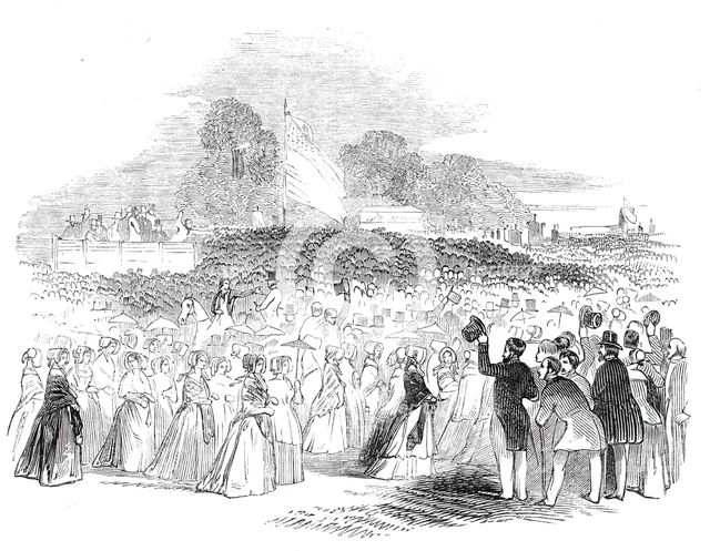 Great meeting in Rhode Island, 1844. Creator: Unknown.