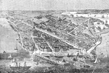 Great Meeting of the Royal Agricultural Society of England, the Town and Port of Southampton, 1844. Creator: Unknown