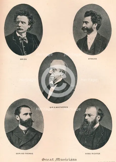 'Great Musicians - Plate IX.', 1895. Artist: Unknown.