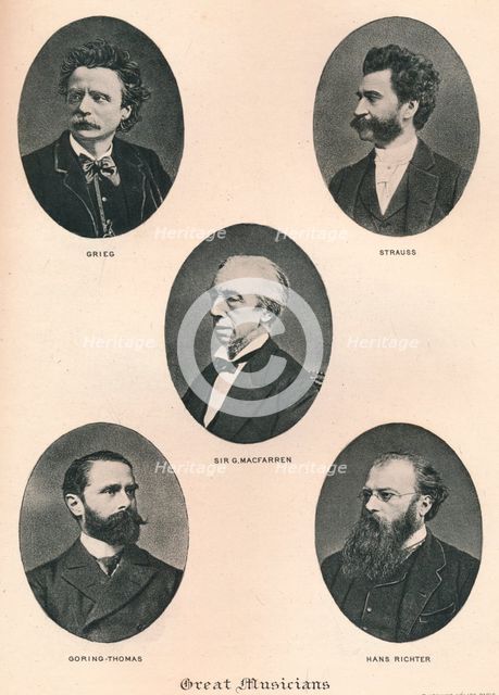 'Great Musicians - Plate IX.', 1895. Artist: Unknown.