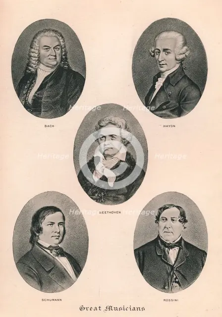 'Great Musicians - Plate III.', 1895. Artist: Unknown.