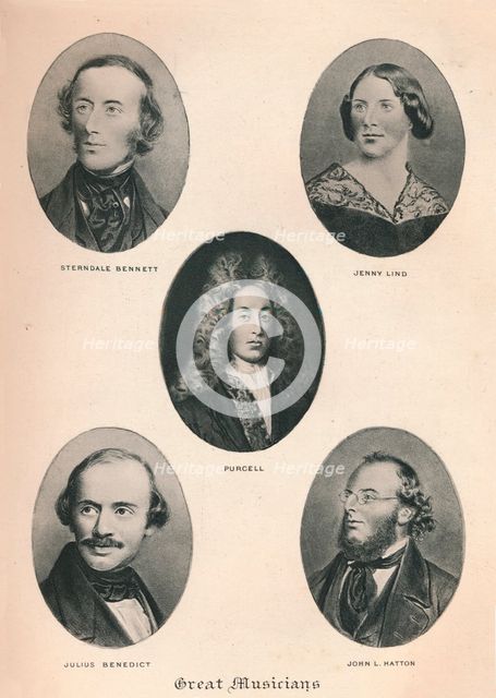 'Great Musicians - Plate V.', 1895. Artist: Unknown.