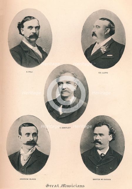 'Great Musicians - Plate VI.', 1895. Artist: Unknown.