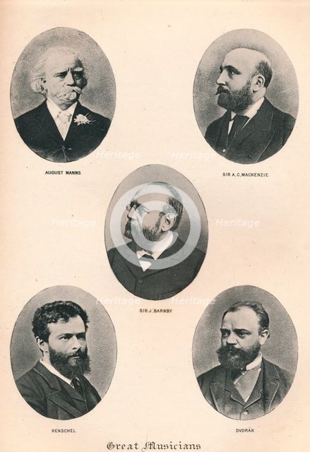 'Great Musicians - Plate VIII.', 1895. Artist: Unknown.