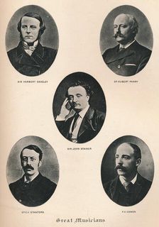 'Great Musicians - Plate XI c1880, (1895). Artist: F Jenkins Heliog