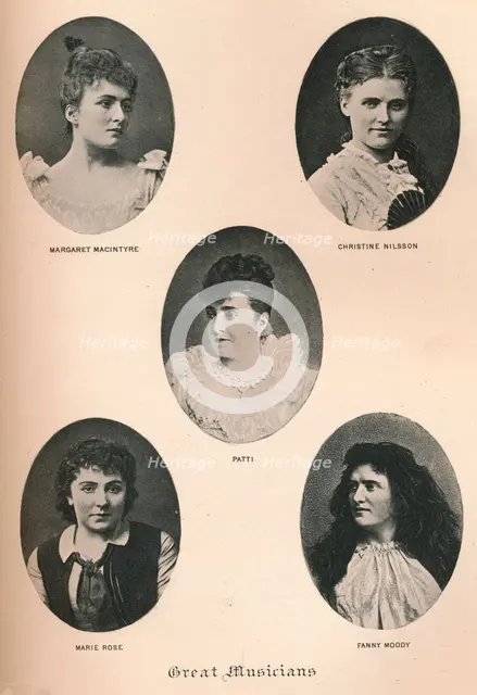 'Great Musicians - Plate XII', c1890, (1895). Artist: F Jenkins Heliog.