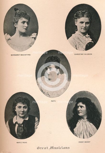'Great Musicians - Plate XII', c1890, (1895). Artist: F Jenkins Heliog.