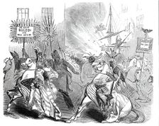 Great Native Procession, in New York, 1844. Creator: Unknown