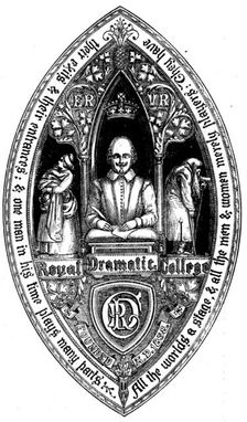 Great Seal for the Royal Dramatic College, 1858. Creator: Unknown