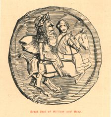 Great Seal of William and Mary 1897. Creator: John Leech