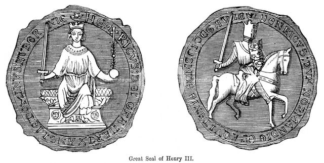 Great seal of Henry III. Artist: Unknown