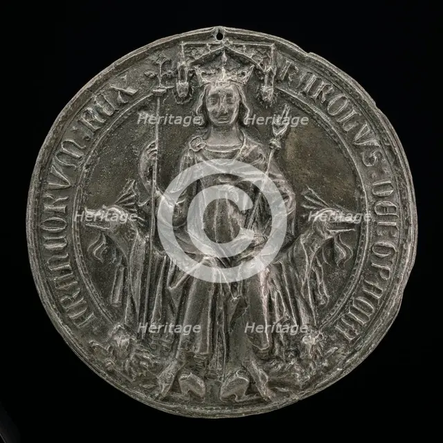Great Seal of King Charles V, model 1364, cast probably 17th century. Creator: Unknown.