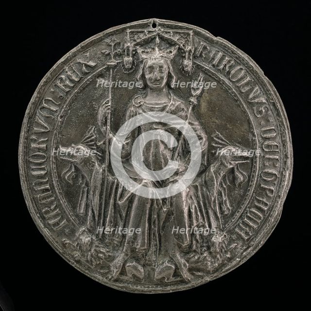 Great Seal of King Charles V, model 1364, cast probably 17th century. Creator: Unknown.