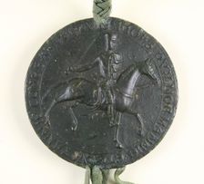 Great Seal of King John, 1203. Artist: Historic Object