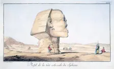 Great Sphinx Head in Profile 18th century. Artist: Tuscher Hafniae