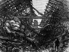 Great Storm of Wind on Friday week: ruins caused by fall of chimney shaft, Charles-Street..., 1881. Creator: Unknown