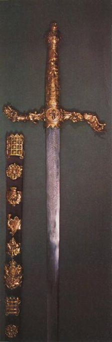 Great Sword of State with scabbard 1953