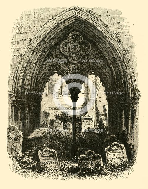 'Great Portal, Crowland Abbey', 1890.     Creator: Unknown.