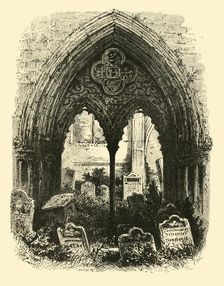 Great Portal, Crowland Abbey 1890. Creator: Unknown