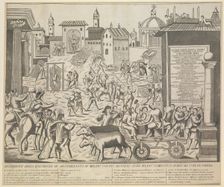 Great Plague of Milan, 1630, ca 1835. Artist: Anonymous