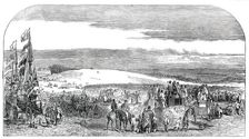 Great Protectionist Meeting on Barham Downs, 1850. Creator: Unknown