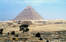 Great Pyramid of Cheops at Giza, Egypt, 4th dynasty, Old Kingdom, 26th century BC