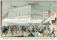 Great Riot at the Astor Place, n.d. Creator: Nathaniel Currier