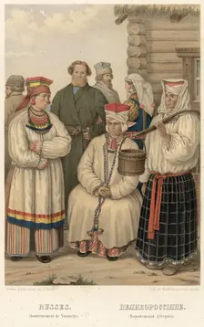 Great Russians. (Voronezh Governorate), 1862. Creator: Sergei Pavlovich Pavlov