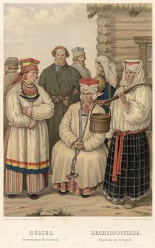 Great Russians. (Voronezh Governorate), 1862. Creator: Sergei Pavlovich Pavlov