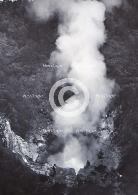'Great Wairakei Geyser', late 19th-early 20th century.  Creator: Unknown.