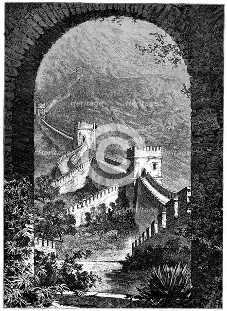 Great Wall of China, 19th century. Artist: Dosso