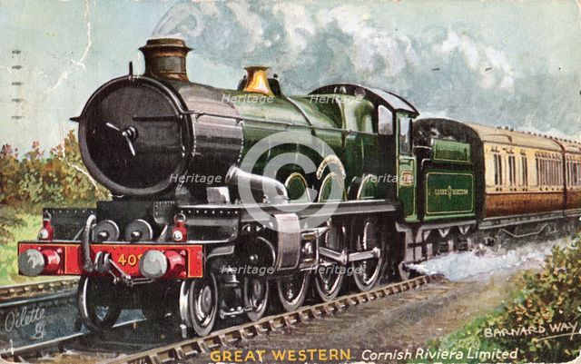 Great Western - Cornish Riviera Limited, Barnard Way, 1932. Creator: Unknown.