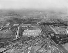 Great Western Railway Works, Swindon, Wiltshire, 1920. Creator: Aerofilms