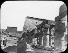 Great Temple, Luxor, Egypt, c1890. Artist: Newton & Co