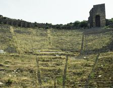 Great Theatre: cavea, Pergamon, Aeolis, Anatolia, Turkey, c225-200 BC (1999). Creator: Unknown