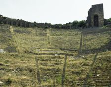 Great Theatre: cavea, Pergamon, Aeolis, Anatolia, Turkey, c225-200 BC (1999). Creator: Unknown